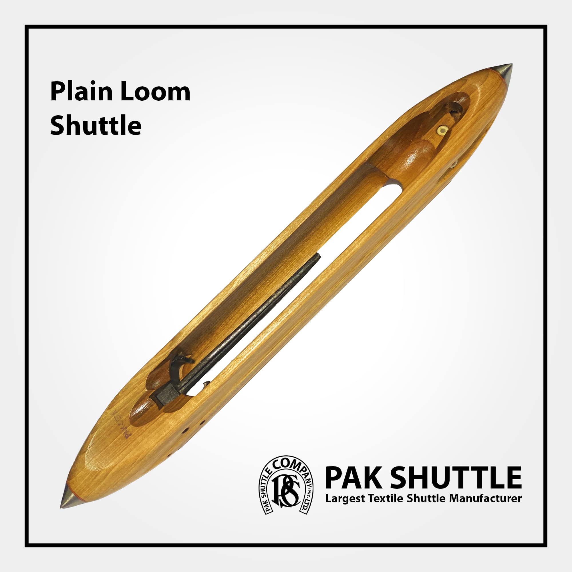 Plain Loom Shuttle by Pak Shuttle Company Pvt Ltd.